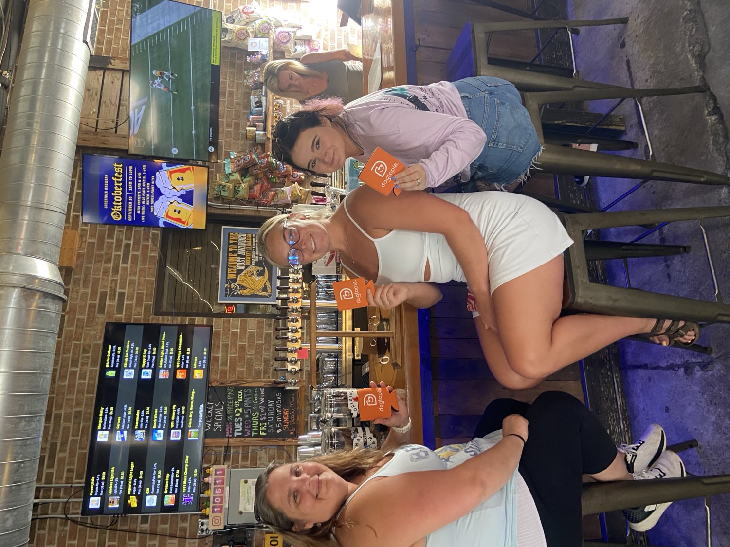 Branded koozies and promo swag, brewery