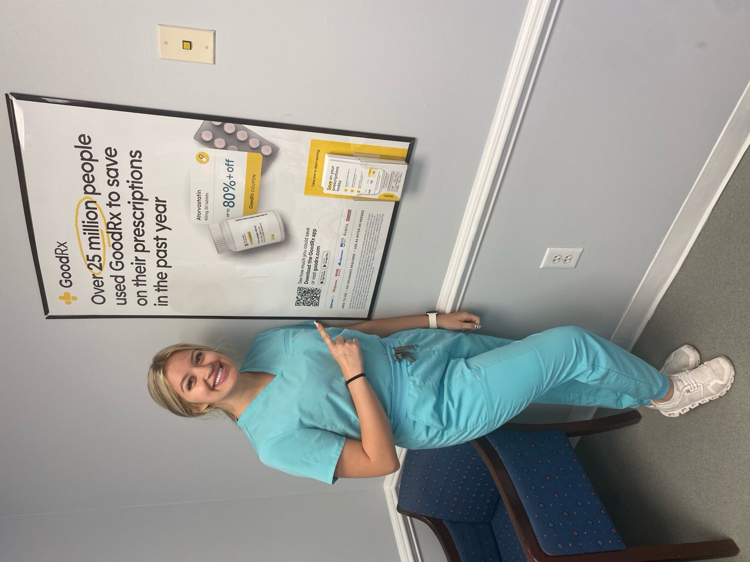Poster and take-ones, doctor's office