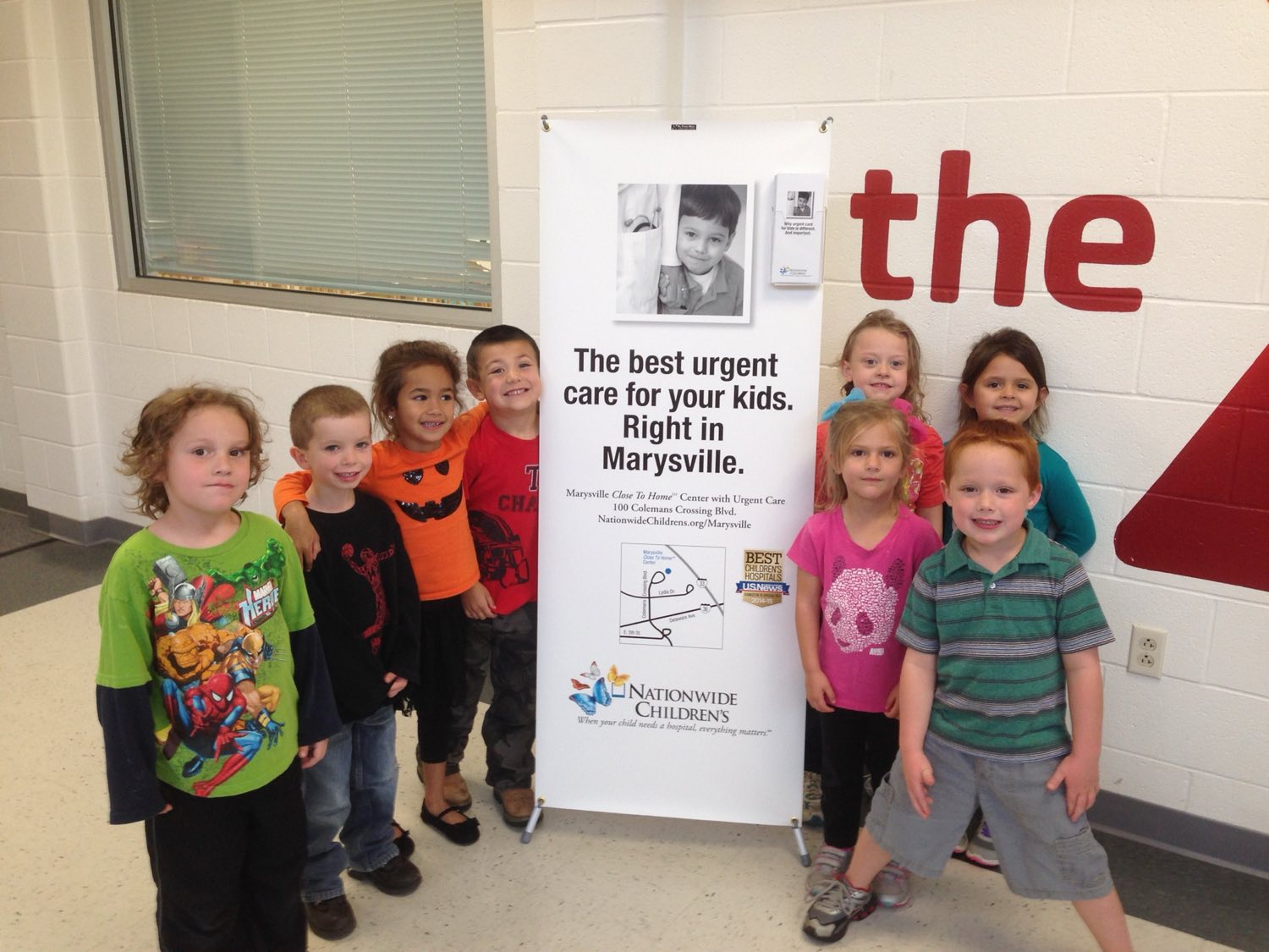 Standing banner, YMCA